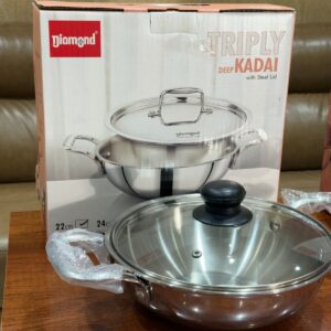 Triply Deep Kadai - 22 CM - DK10
