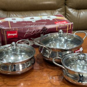 3 Pcs Stainless Steel Gift Set - DGS04