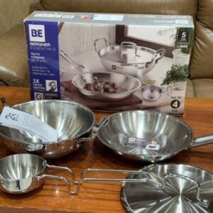 Bergner 4Pcs Triply Cookware Set - 2