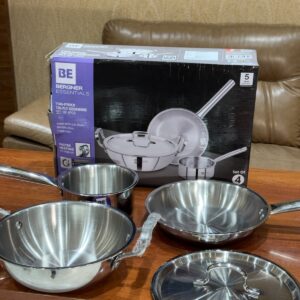Bergner 4Pcs Triply Cookware Set - 1