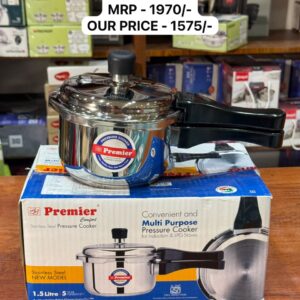 Premier Pressure Cooker Stainless Steel - 1.5 Litres