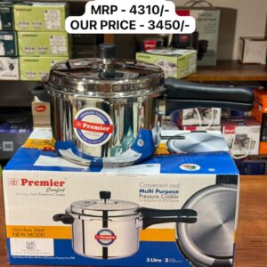 Premier Pressure Cooker Stainless Steel - 5 Litres