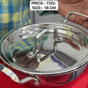 Avias Triply Deep Kadai - 18 CM