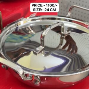 Avias Triply Deep Kadai - 24 CM