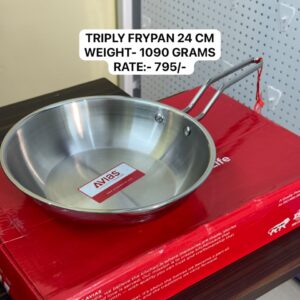 Avias Triply Frypan 24 Cm - 1090 Grams