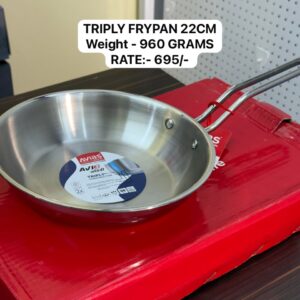 Avias Triply Frypan 22 Cm - 960 Grams