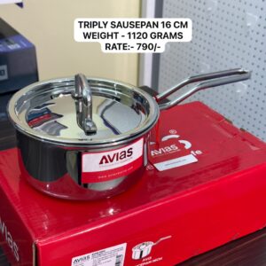 Avias Triply Frypan 24 Cm - 1090 Grams