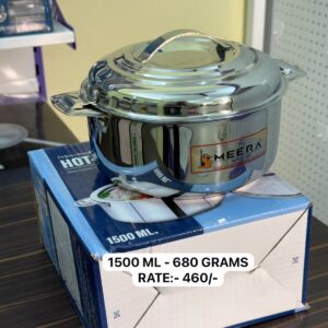 Stainless Steel Hotbox- 680 Grams - 1500 ML