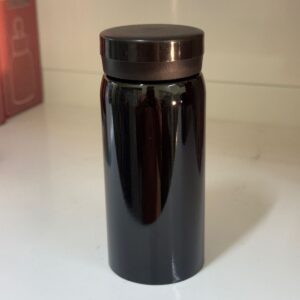 Vaccum Mini Flask - 200 ML - Glossy Black