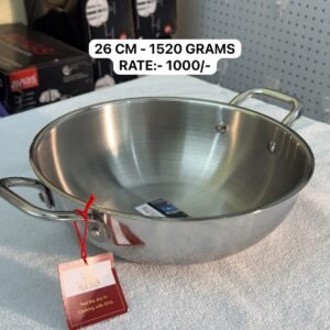 Triply Kadai - 26 Cm - 1520 Grams