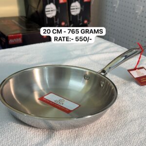 Triply Frypan - 765 Grams - 20 CM