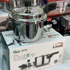 Triply Stainless Steel Pressure Cooker - 3 Litres