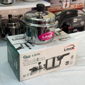 Triply Stainless Steel Pressure Cooker - 1.5 Litres
