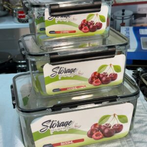 3 IN 1 Container Box - Black