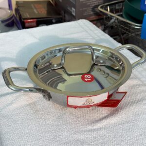 Triply Kadai with Triply Lid - 1140 Grams - 18 Cm