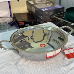 Triply Kadai with Triply Lid - 1980 Grams - 26 Cm