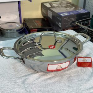 Triply Kadai with Triply Lid - 1780 Grams - 24 Cm